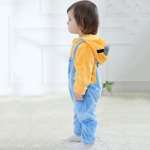 Cute Baby Costume Halloween Festival Cosplay Boys Girls Funny Suit Winter Warm Pajama Anime Sully Kigurumis Cartoon Outfit
